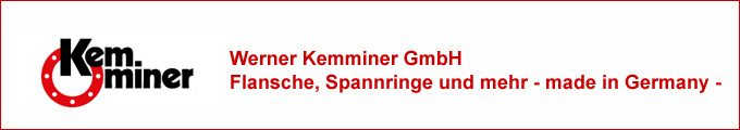 Werner Kemminer GmbH Flanschringen, Spannringen, Reifen und Bunde 